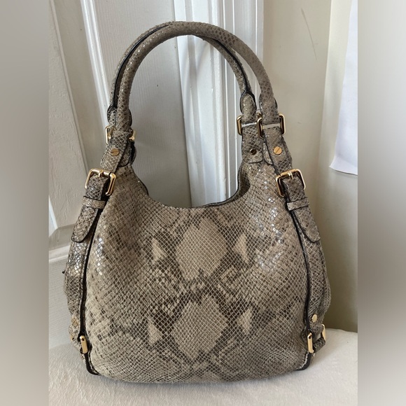 Michael Kors Python Pattern Shoulder Bag - EUC - Picture 3 of 13